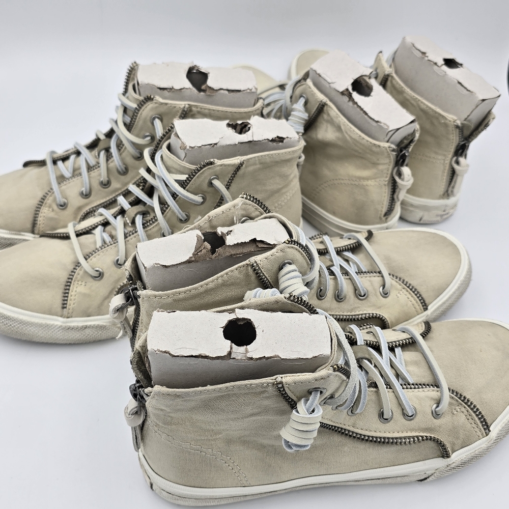 Sperry Women's X Rebecca Minkoff Fashion Boot/High-Top Canvas Sneakers, Tan, 7.5 - Picture 16 of 16